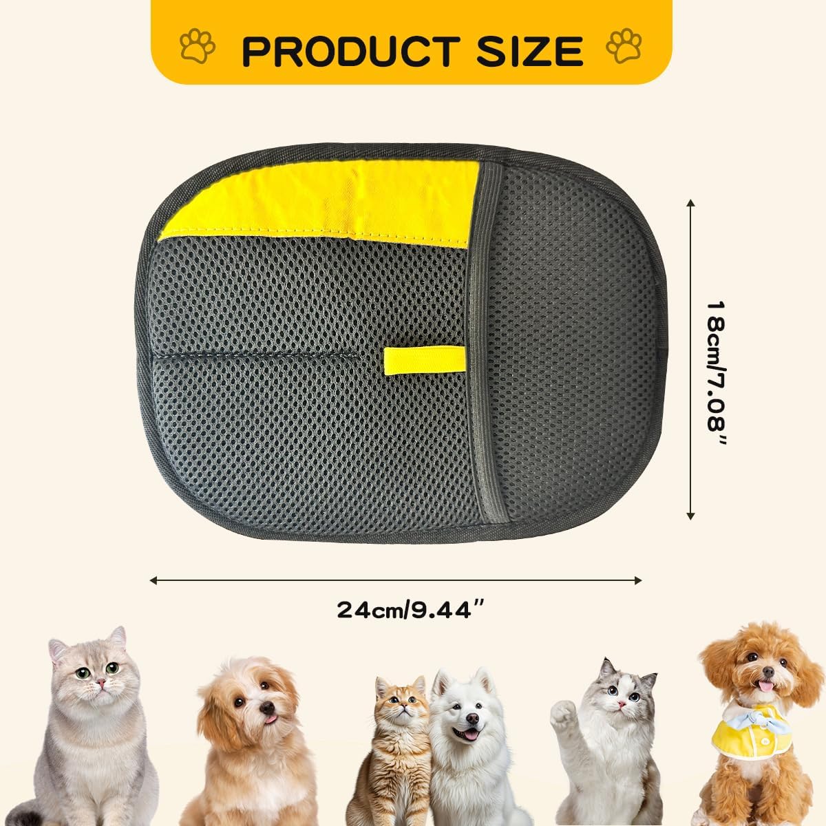 Meow Bowe™ Pet Hair Removal Cleaning Gloves